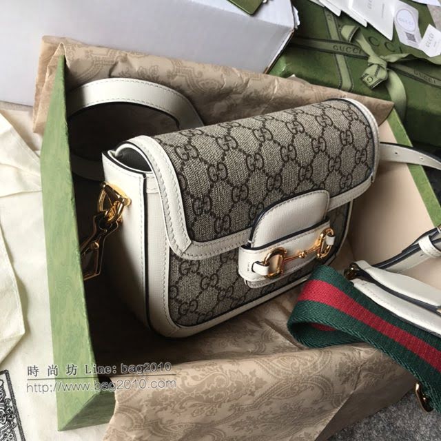 Gucci专柜新款女包, 古驰马衔扣1955迷你手袋 Gucci单肩斜挎包 658574  gdj1650
